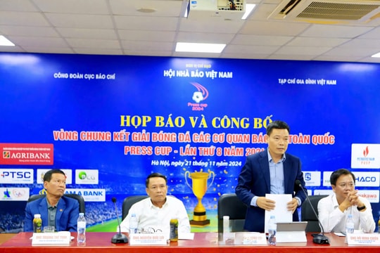 9 đội bóng tham gia tranh tài tại vòng chung kết Press Cup 2024