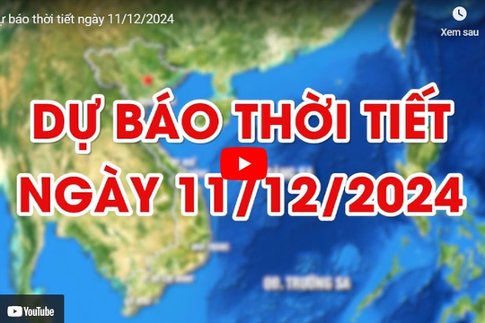 Dự báo thời tiết ngày 11/12/2024: Khắp cả nước có mưa, trời rét