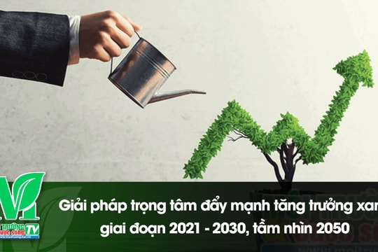 [VIDEO] Giải pháp trọng tâm đẩy mạnh tăng trưởng xanh giai đoạn 2021 - 2030, tầm nhìn 2050