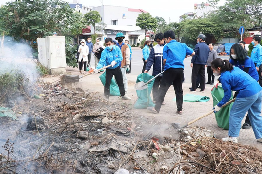 Bắc Ninh: TP Từ Sơn ra quân đảm bảo trật tự đô thị và vệ sinh môi trường