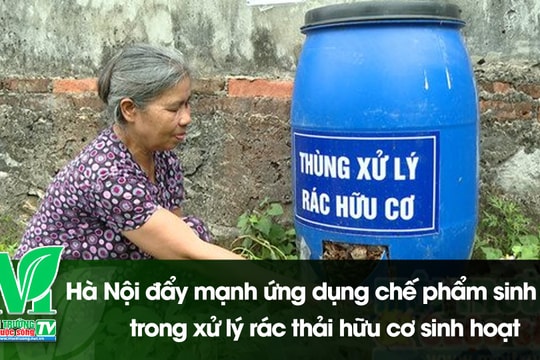 [VIDEO] Hà Nội đẩy mạnh ứng dụng chế phẩm sinh học trong xử lý rác thải hữu cơ sinh hoạt