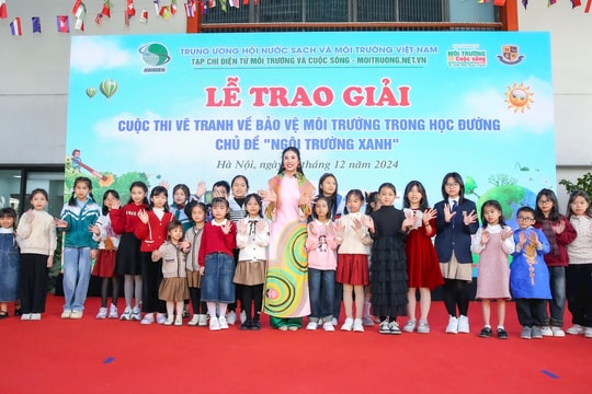 Những khoảnh khắc ấn tượng tại Lễ trao giải cuộc thi vẽ tranh về Bảo vệ môi trường trong học đường với chủ đề “Ngôi trường xanh”