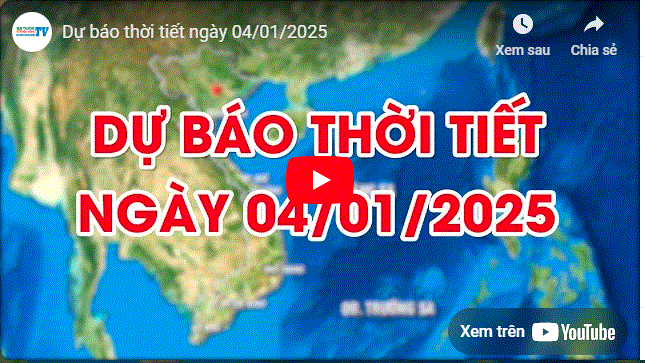 Dự báo thời tiết ngày 04/01/2025: Sáng sớm có sương mù, ngày nắng