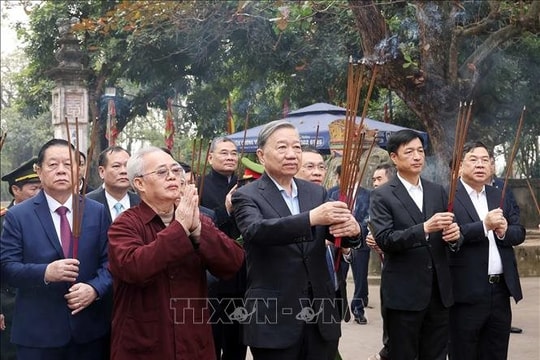 Tổng Bí thư Tô Lâm: Đưa Nam Định phát triển nhanh, bền vững, toàn diện, nhân dân có cuộc sống ấm no, hạnh phúc