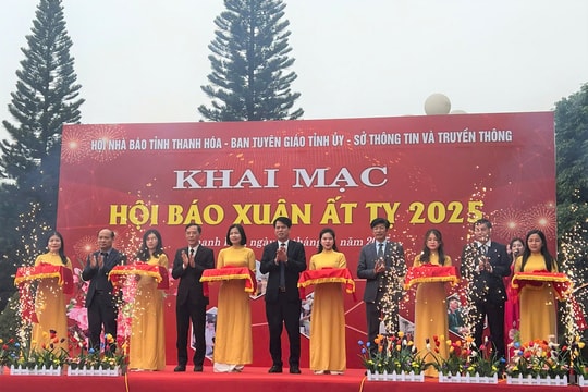 Thanh Hóa: Khai mạc Hội báo Xuân Ất Tỵ 2025