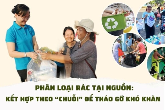 Phân loại rác tại nguồn: Kết hợp theo "chuỗi" để tháo gỡ khó khăn