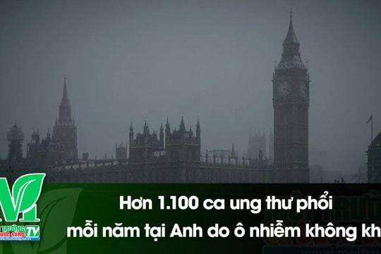 [VIDEO] Hơn 1.100 ca ung thư phổi mỗi năm tại Anh do ô nhiễm không khí