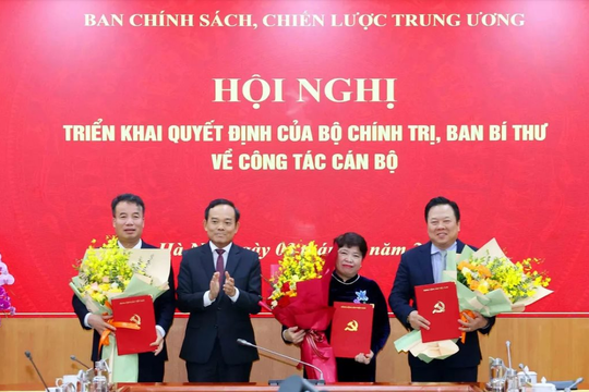 Ban Chính sách, chiến lược Trung ương có 3 tân Phó Trưởng Ban
