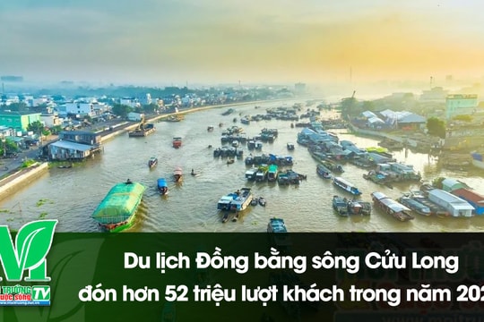 [VIDEO] Du lịch Đồng bằng sông Cửu Long đón hơn 52 triệu lượt khách trong năm 2024