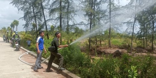 Trà Vinh chủ động phòng cháy, bảo vệ rừng ven biển