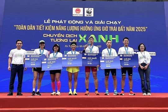 Khởi tranh Giải chạy trực tuyến "Toàn dân tiết kiệm năng lượng hưởng ứng Giờ Trái đất năm 2025"