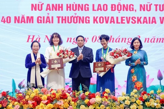 Trao Giải thưởng Kovalevskaia năm 2024 cho hai nhà khoa học