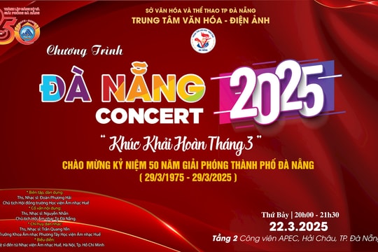 Tổ chức buổi hoà nhạc “Danang Concert 2025” kỷ niệm 50 năm ngày Giải phóng Đà Nẵng