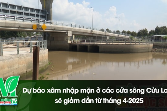 [VIDEO] Dự báo xâm nhập mặn ở các cửa sông Cửu Long sẽ giảm dần từ tháng 4-2025