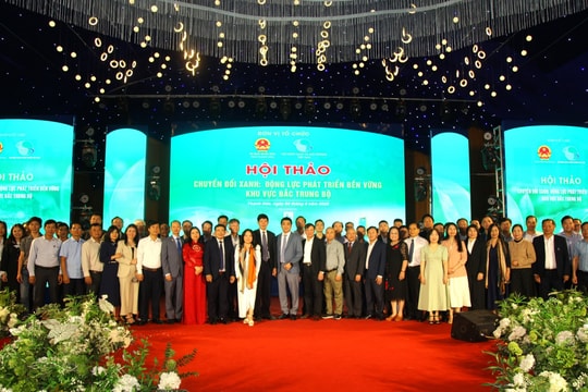 Hội thảo "Chuyển đổi xanh: Động lực phát triển bền vững khu vực Bắc Trung Bộ"