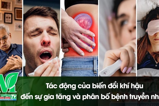 [VIDEO] Tác động của biến đổi khí hậu đến sự gia tăng và phân bố bệnh truyền nhiễm
