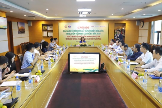 Phát động Giải Báo chí toàn quốc về đề tài tam nông lần thứ III năm 2025