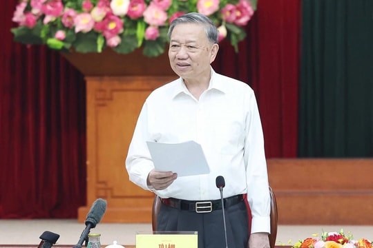 Tổng Bí thư Tô Lâm: Từ nay đến Đại hội XIV của Đảng là thời điểm quyết định, có ý nghĩa "nước rút"