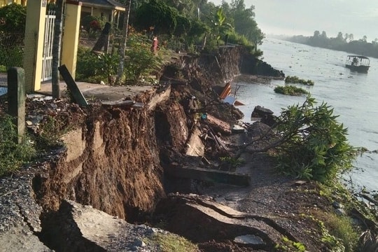 Hậu Giang: Huyện Châu Thành ghi nhận 18 điểm sạt lở bờ kênh từ đầu năm 2025