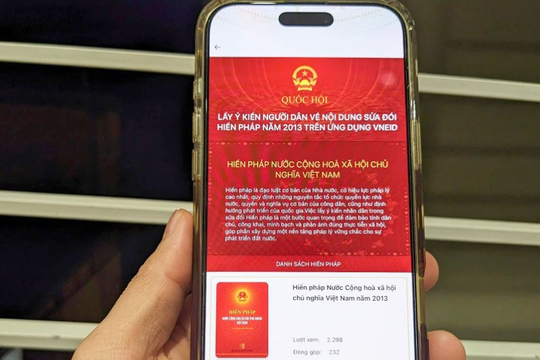 Tỉ lệ tán thành nội dung dự thảo Nghị quyết sửa đổi, bổ sung Hiến pháp là 99,75%