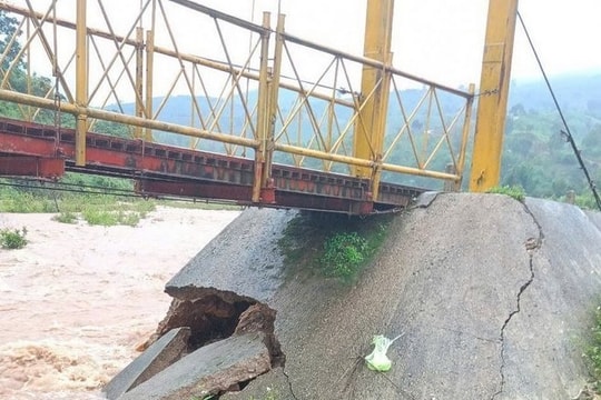 Kon Tum chịu ảnh hưởng nặng nề do bão số 1, tiếp tục đối diện nguy cơ mưa lớn