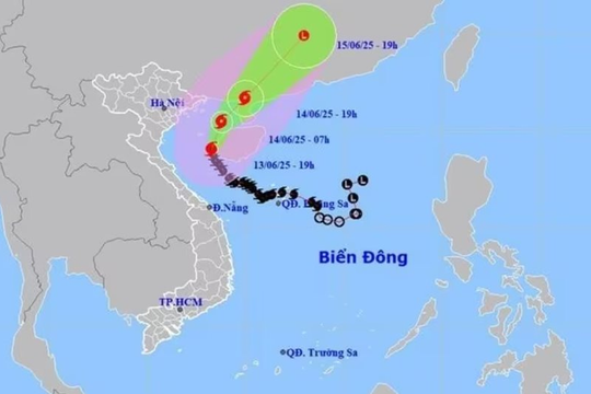 Bão số 1 suy yếu và tan dần, không ảnh hưởng trực tiếp đến Việt Nam