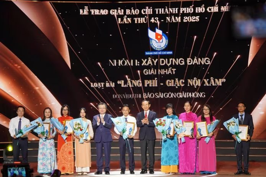 Giải Báo chí TP Hồ Chí Minh tôn vinh những tác phẩm phụng sự nhân dân