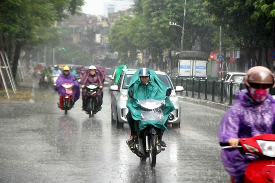 Bắc Bộ bước vào đợt mưa dông kéo dài trong 7 ngày tới