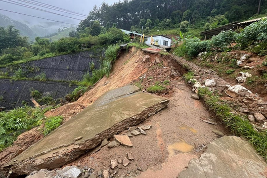 Cảnh báo lũ quét, sạt lở đất do mưa lũ ở khu vực các tỉnh Yên Bái, Hà Giang, Tuyên Quang và Thái Nguyên
