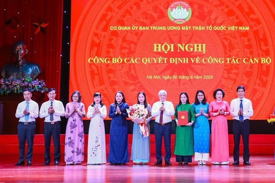 Sau sắp xếp, Ủy ban Trung ương MTTQ Việt Nam có 19 ban, đơn vị