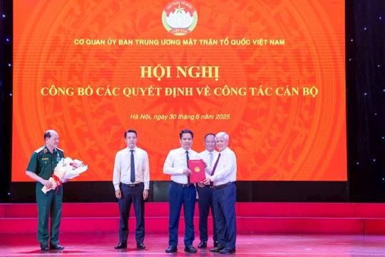 Nhà báo Trương Thành Trung được bổ nhiệm giữ chức vụ Tổng Biên tập báo Đại đoàn kết theo mô hình mới của MTTQ Việt Nam