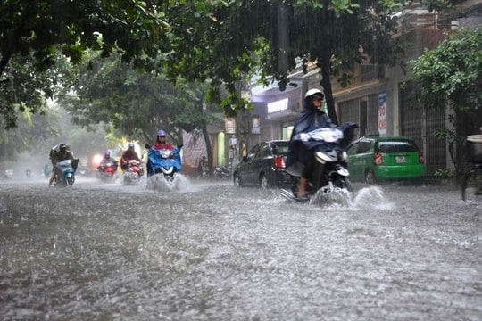 Dự báo thời tiết Hà Nội ngày 3/7/2025: Mưa rào và dông rải rác
