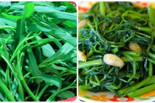 Công dụng tuyệt vời của rau muống xào tỏi