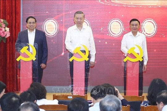 Tổng Bí thư Tô Lâm dự ra mắt 3 hệ thống nền tảng ứng dụng phục vụ triển khai Nghị quyết 57