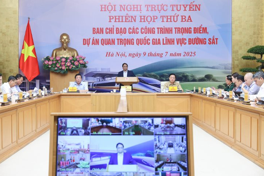 Thủ tướng chủ trì Hội nghị về các công trình, dự án đường sắt