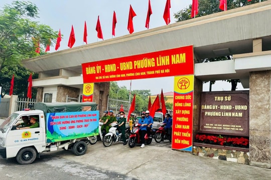 Ra quân vì môi trường, phường Lĩnh Nam khởi động phong trào sống xanh