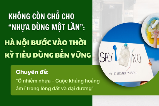 Không còn chỗ cho "nhựa dùng một lần": Hà Nội bước vào thời kỳ tiêu dùng bền vững