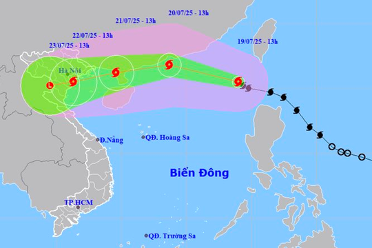 Bão số 3 mạnh lên cấp 10, nhiều tỉnh thành Bắc Bộ mưa lớn