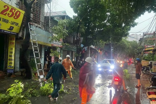 Hà Nội hạn chế người dân ra đường khi bão số 3 đổ bộ