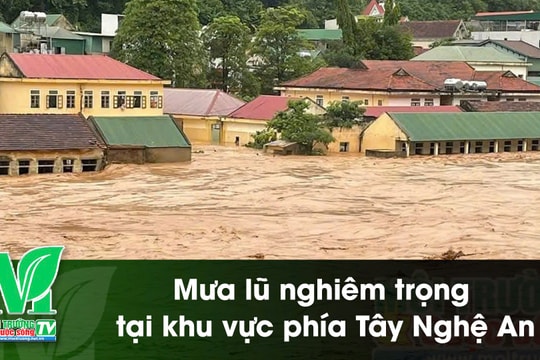 [VIDEO] Mưa lũ nghiêm trọng tại khu vực phía Tây Nghệ An