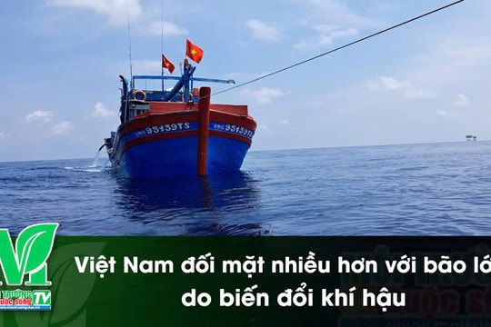 [VIDEO] Việt Nam đối mặt nhiều hơn với bão lớn do biến đổi khí hậu