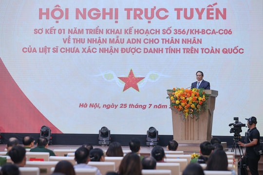 Công tác tìm kiếm, quy tập hài cốt liệt sĩ là nhiệm vụ quan trọng, thiêng liêng của toàn hệ thống chính trị, toàn xã hội
