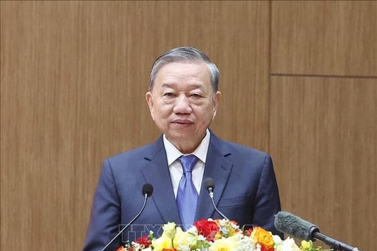 Tổng Bí thư Tô Lâm gặp mặt các điển hình tiên tiến trong lực lượng Công an nhân dân