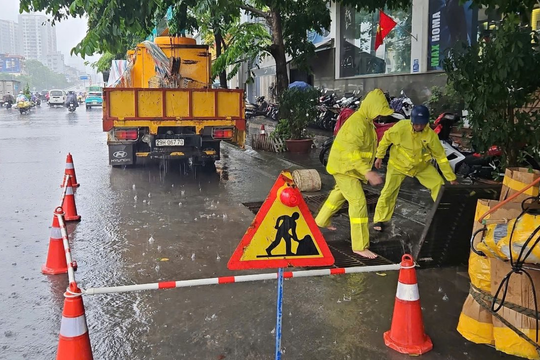 Hà Nội chủ động các phương án phòng, chống úng ngập mùa mưa