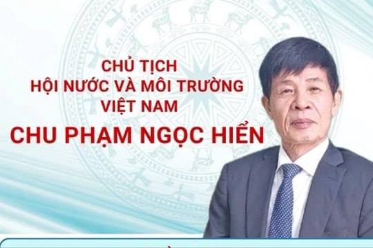 [Infographic] Ông Chu Phạm Ngọc Hiển tái đắc cử Chủ tịch Hội Nước và Môi trường Việt Nam