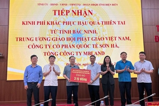 Bắc Ninh dành 9 tỷ đồng hỗ trợ 3 tỉnh khắc phục hậu quả mưa lũ