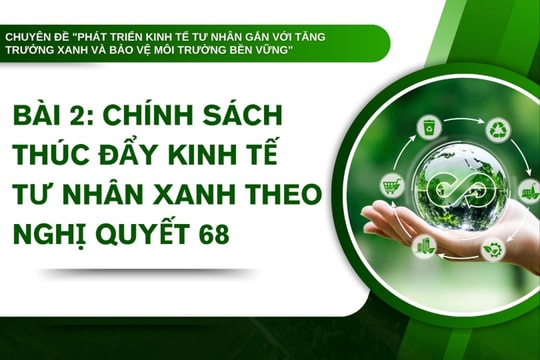 Bài 2: Chính sách thúc đẩy kinh tế tư nhân xanh theo Nghị quyết 68