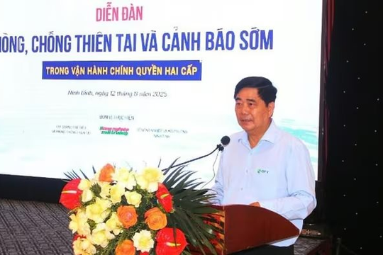 Nâng cao phòng chống thiên tai và cảnh báo sớm trong vận hành chính quyền 2 cấp