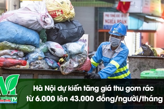 [VIDEO] Hà Nội dự kiến tăng giá thu gom rác từ 6.000 lên 43.000 đồng/người/tháng
