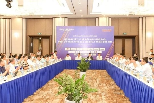 Diễn đàn Tổng Biên tập 2025: Báo chí trước vận hội từ Nghị quyết 57